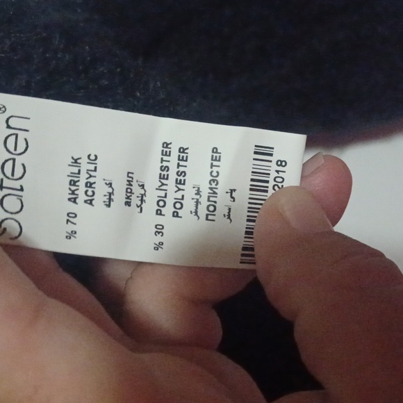 Sateen black gold sweater sequins super soft and fuzzy small medium holiday - Picture 4 of 6